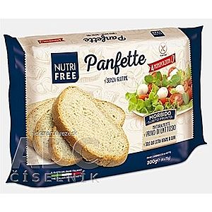NutriFree Panfette chlieb biely, krájaný (4 porcie) 1x300 g vyobraziť