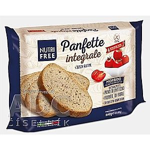 NutriFree Panfette integrale chlieb celozrnný, krájaný (4 porcie) 1x340 g vyobraziť
