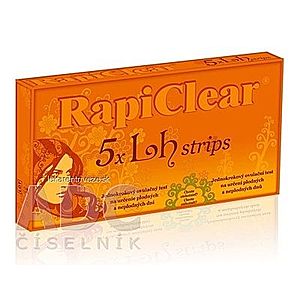 RapiClear 5 x Lh strips jednokrokový ovulačný test 1x5 ks vyobraziť