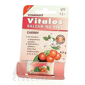 VITALOS Balzam na pery cherry SPF 15 vitamínový 1x1 ks vyobraziť