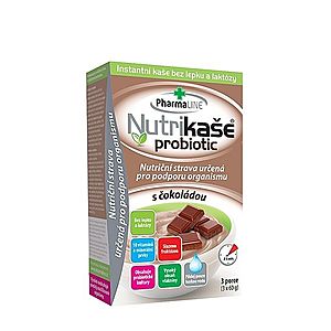 Nutrikaša probiotic - čokoláda PHARMALINE 3x60 g vyobraziť