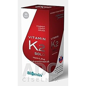 Biomin VITAMIN K2 SOLO cps 1x30 ks vyobraziť