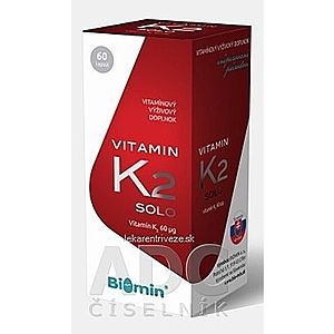 Biomin VITAMIN K2 SOLO cps 1x60 ks vyobraziť