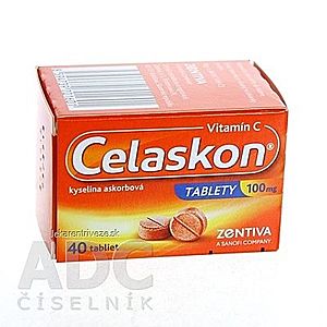 Celaskon tablety 100 mg tbl (liek.skl.) 1x40 ks vyobraziť