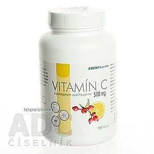 EDENPharma VITAMÍN C 500 mg tbl s postupným uvoľňovaním 1x100 ks vyobraziť