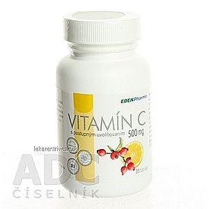 EDENPharma VITAMÍN C 500 mg tbl s postupným uvoľňovaním 1x30 ks vyobraziť