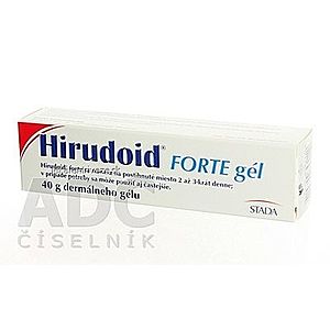 HIRUDOID FORTE gel (tuba Al) 1x40 g vyobraziť