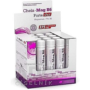Chela-Mag B6 Forte shot ampuly, pomarančová príchuť 20x25 ml vyobraziť