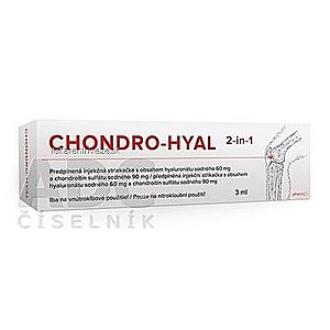 CHONDRO-HYAL intraartikulárny roztok v predplnenej injekčnej striekačke 1x3 ml vyobraziť