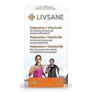 LIVSANE Magnézium + Vitamín B6 tbl 1x60 ks vyobraziť