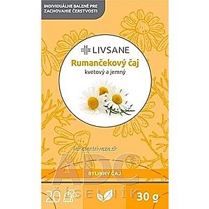 LIVSANE Rumančekový čaj bylinný, individuálne balené vrecká 20x1, 5 g (30 g) vyobraziť