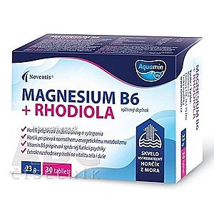Noventis Magnesium B6 + Rhodiola tbl 1x30 ks vyobraziť