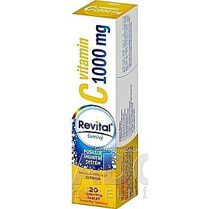 Revital vitamín C 1000 mg šumivý tbl eff s príchuťou citrón 1x20 ks vyobraziť