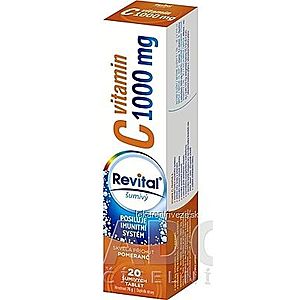 Revital vitamín C 1000 mg šumivý tbl eff s príchuťou pomaranč 1x20 ks vyobraziť
