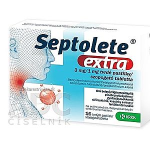 Septolete extra eukalyptus 3 mg/1 mg pas ord 1x16 ks vyobraziť