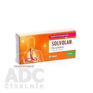 Solvolan tbl 30 mg (blis.Al/PVC) 1x20 ks vyobraziť