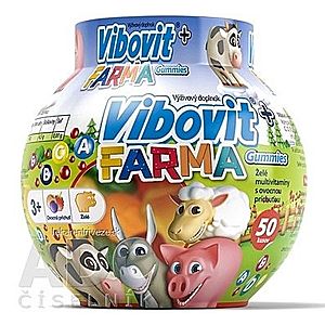 VIBOVIT+ FARMA Gummies želé s ovocnou príchuťou (inov.2018) 1x50 ks vyobraziť