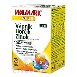 WALMARK Vápnik Horčík Zinok FORTE tbl 1x90 ks vyobraziť