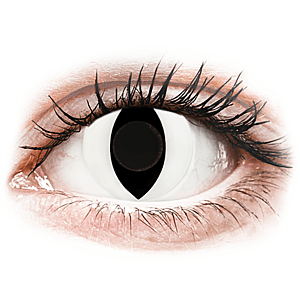 CRAZY LENS - Cat Eye White - nedioptrické jednodenné (2 šošovky) vyobraziť