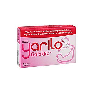YARILO Galaktiz – podpora dojčenia, 30 tbl. vyobraziť