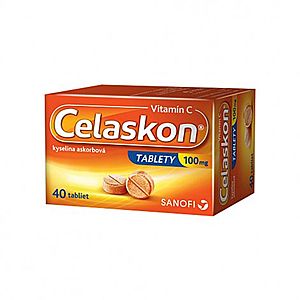 Celaskon tablety Vitamin C 100mg tbl.40 x 100mg vyobraziť