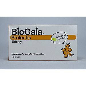 BioGaia Protectis tablety citrónové 10 tbl vyobraziť