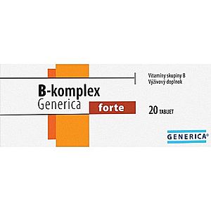 Generica B-komplex Forte plus 20 šumivých tabliet vyobraziť