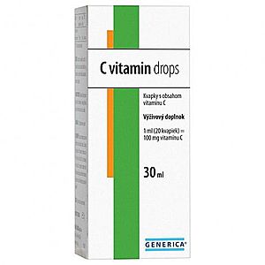 Generica C vitamin drops 30 ml vyobraziť