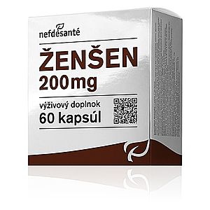 Nefdesante ženšen 60 kapsúl 200 mg vyobraziť