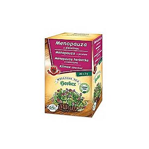 HERBEX MENOPAUZA s ďatelinou bylinná zmes wellness tea 20 x 3 g vyobraziť