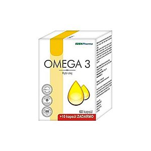 Edenpharma Omega 3 60 + 10 cps vyobraziť