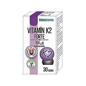 Edenpharma Vitamín K2 Forte 30 tbl vyobraziť