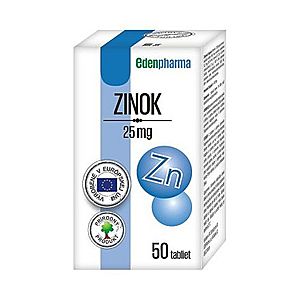 EdenPharma Zinok 25 mg 50 tabliet vyobraziť