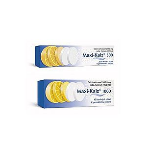 Maxi-Kalz 500 mg 20 šumivých tabliet vyobraziť