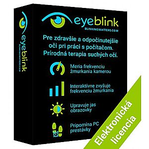 Eyeblink aplikácia na prevenciu suchých očí vyobraziť