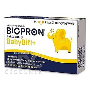 BIOPRON Laktobacily BabyBifi+ cps 1x30 ks vyobraziť