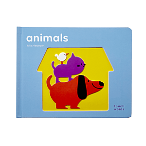 Hmatová knižka TouchWords: Zvieratká vyobraziť