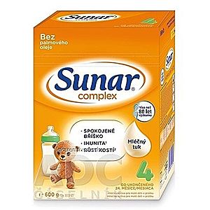 Sunar Complex 4 mliečna výživa (od ukonč. 24. mesiaca) (inov.2020) 1x600 g vyobraziť