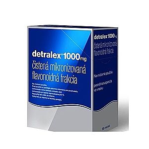 Detralex 1000 mg perorálna suspenzia 30 vreciek vyobraziť