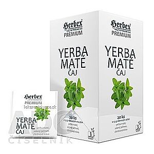 HERBEX Premium YERBA MATÉ ČAJ bylinná zmes, čaj 20x1, 5 g (30 g) vyobraziť
