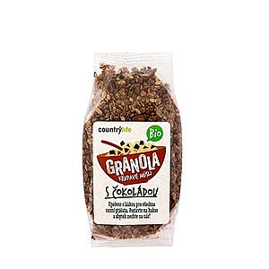 Granola - chrumkavé ovsené müsli s čokoládou BIO COUNTRY LIFE 350g vyobraziť