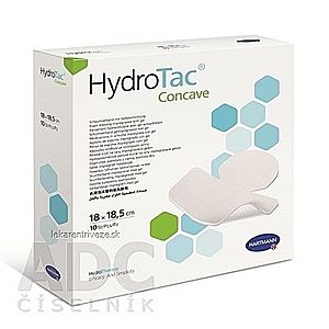 HydroTac concave - krytie na rany penové hydropol. impregnované gélom (18x18, 5 cm) 1x10 ks vyobraziť