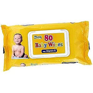 QUEEN Hygienické utierky baby wipes s vitamínom E 80 kusov vyobraziť