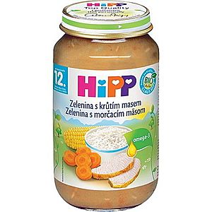 HiPP Príkrm zelenina s morčacím mäsom 220 g vyobraziť