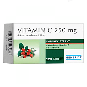 GENERICA Vitamín C 250 mg 120 tabliet vyobraziť