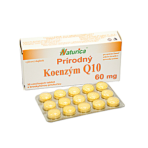 NATURICA Prírodný koenzým Q10 60 mg 30 tabliet vyobraziť