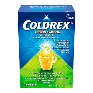 COLDREX Horúci nápoj citrón s medom 10 vrecúšok vyobraziť