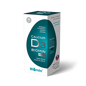 BIOMIN Calcium neo s vitamínom D3 90 tabliet vyobraziť