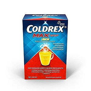 COLDREX MaxGrip lemon 10 vrecúšok vyobraziť