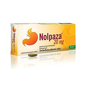 NOLPAZA 20 mg 7 gastrorezistentných tabliet vyobraziť
